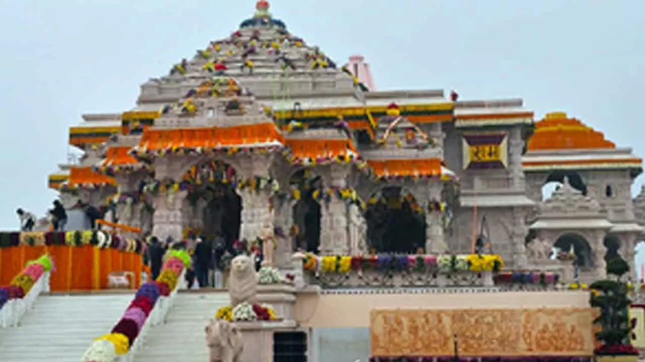 Second phase of Ram temples consecration ceremony begins in Ayodhya Second phase of Ram temples consecration ceremony begins in Ayodhya