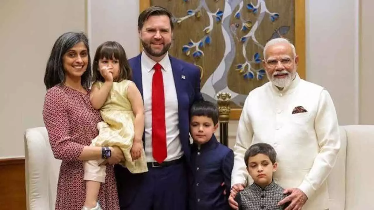 Modi falls in grandfather category of Vance kids