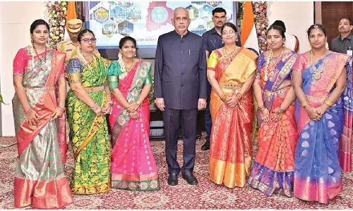 Telangana State Formation Day celebrated at Raj Bhavan