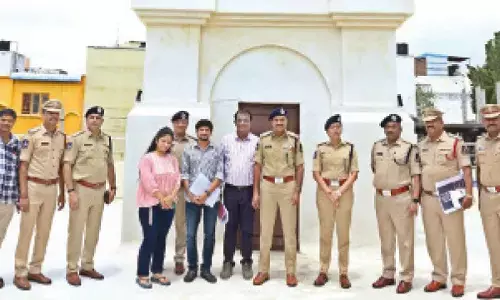 Top cop CV Anand visits renovated Ramgopalpet PS
