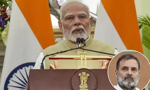 Modi surrendered after Trumps call, says Rahul