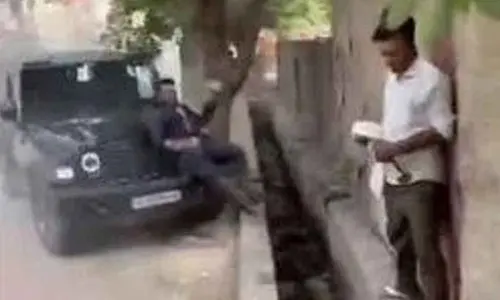 Man rammed by SUV after social media spat