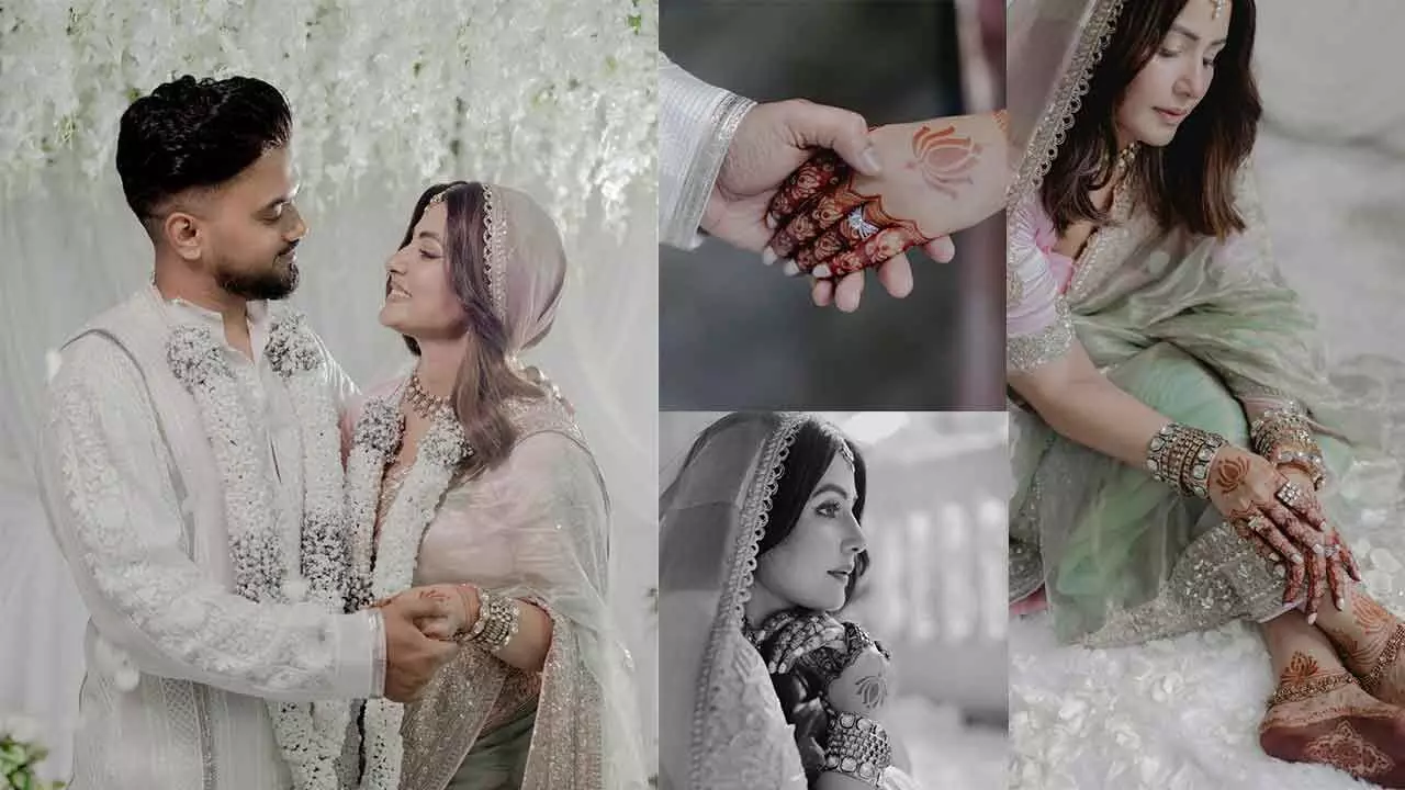 Hina Khan’s Dreamy Bridal Look: A Blend of Elegance, Simplicity & Personal Touch Hina Khan’s Dreamy Bridal Look: A Blend of Elegance, Simplicity & Personal Touch