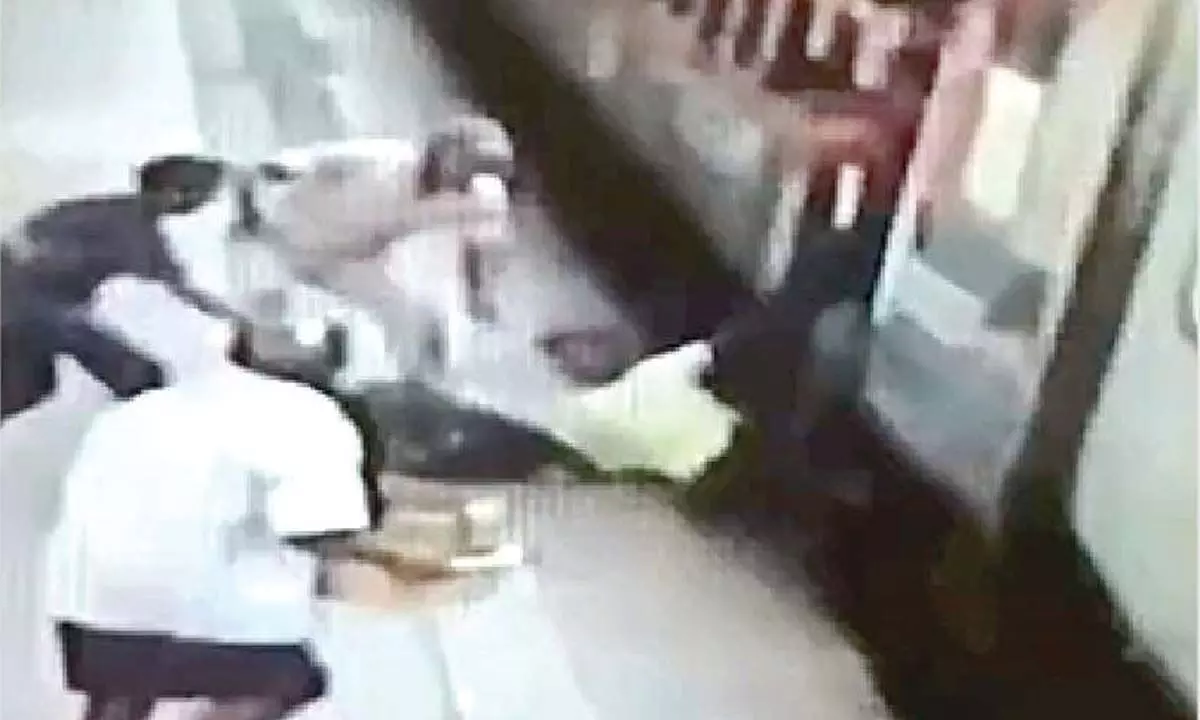 Cop saves rail passenger’s life