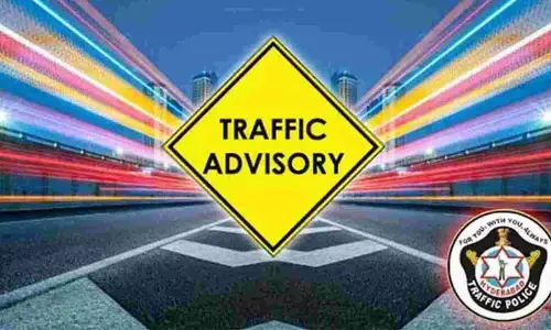 Traffic restrictions at Mir Alam Tank Eidgah today