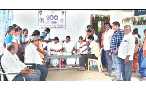 Health check-up camp launched in civic office