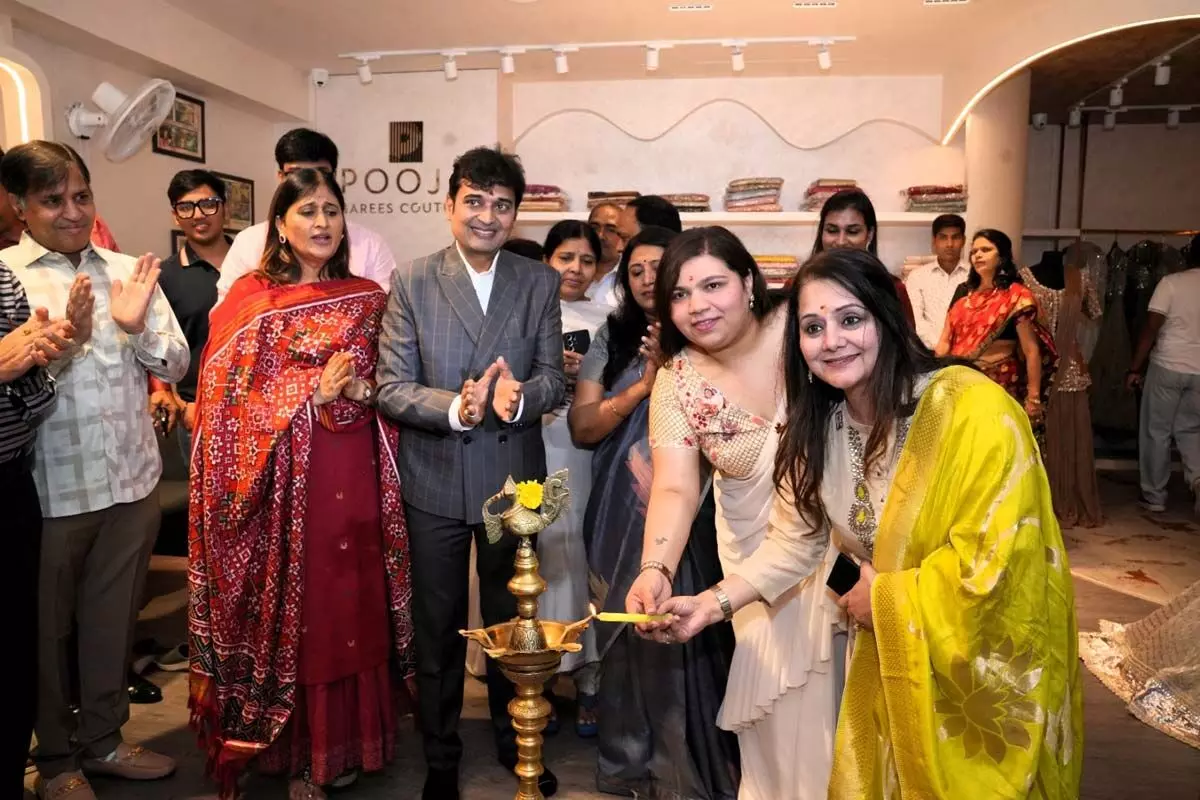 Pooja Sarees Couture Launched at Banjara Hills Pooja Sarees Couture Launched at Banjara Hills