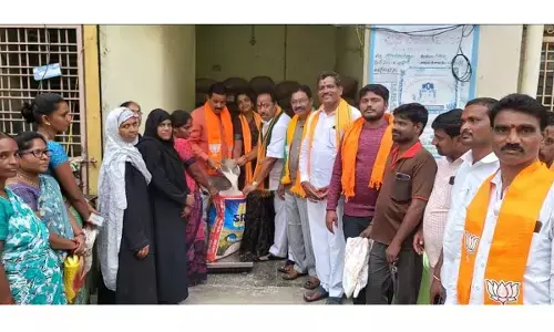 Three-Month Ration Rice Distribution a Reality Under Modi Government: BJP District President RamAnjaneyulu