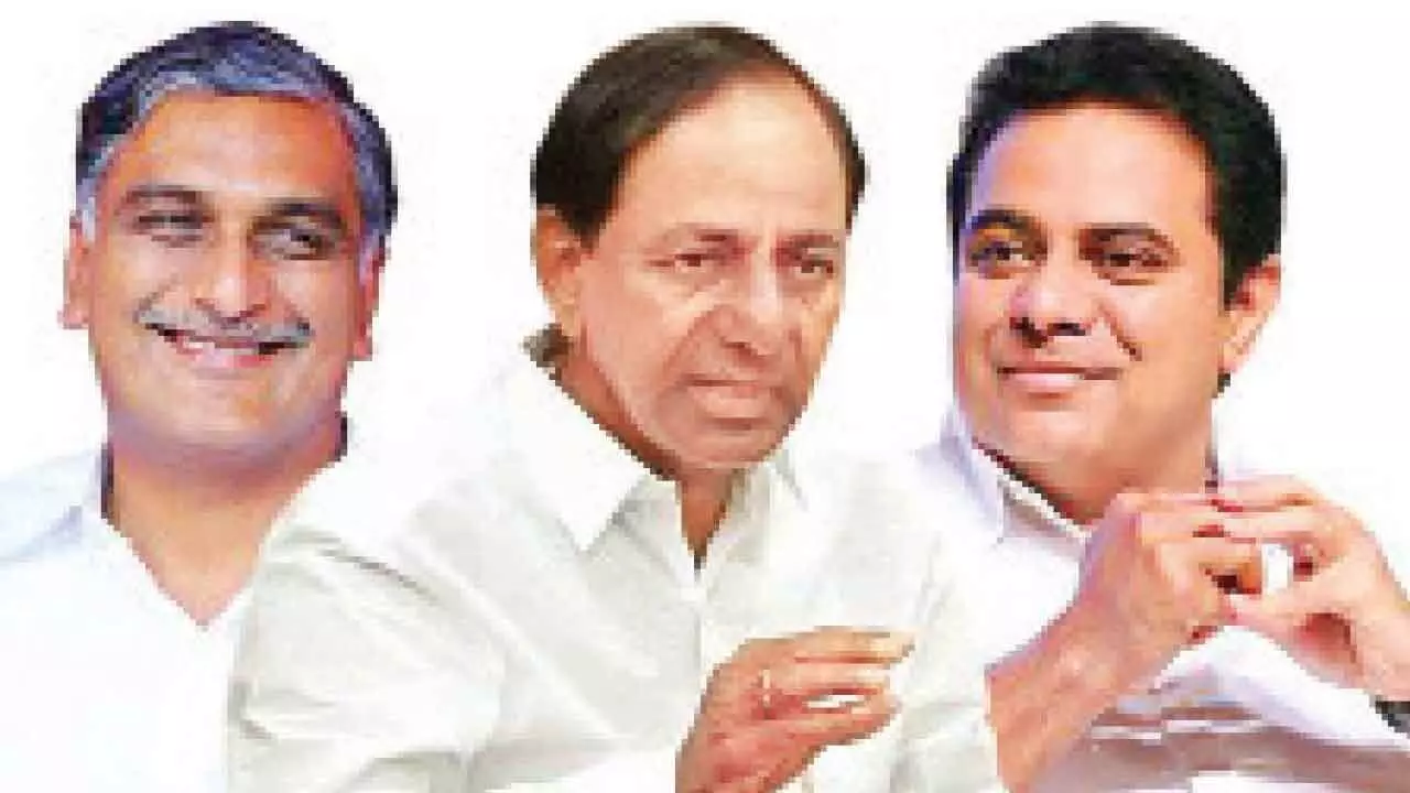 Harish, KTR tip KCR on KLIS probe at farmhouse huddle Harish, KTR tip KCR on KLIS probe at farmhouse huddle