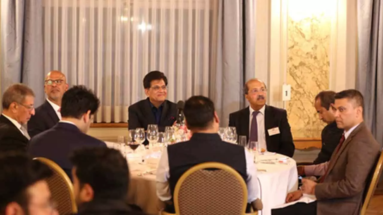 Piyush Goyal meets top business leaders in Switzerland, explores new avenues Piyush Goyal meets top business leaders in Switzerland, explores new avenues
