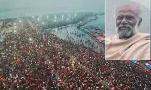 Missing priest from Kumbh Mela back with family