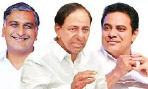 Harish, KTR tip KCR on KLIS probe at farmhouse huddle