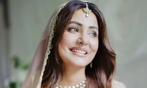 Hina Khan is content being a minimalistic bride: ‘Love & care made me Glowwwww’