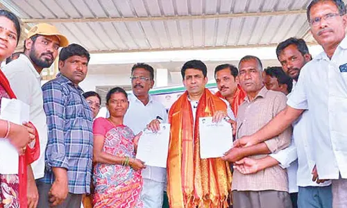 Indiramma housing sanction letters distributed