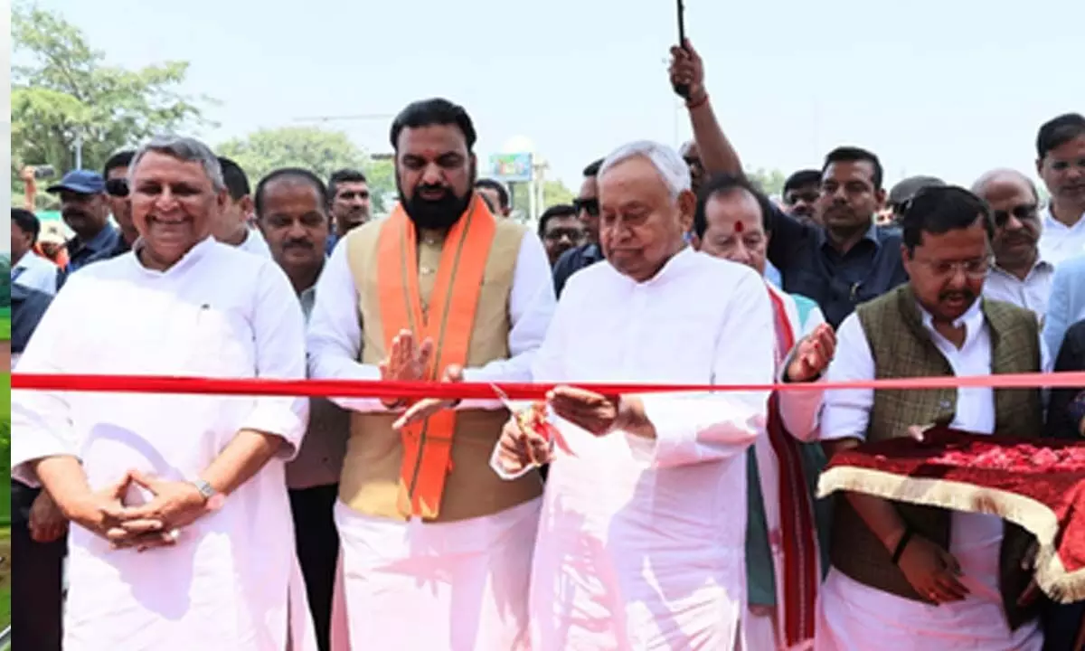 Nitish Kumar inaugurates Bihar’s first double-decker flyover in Patna