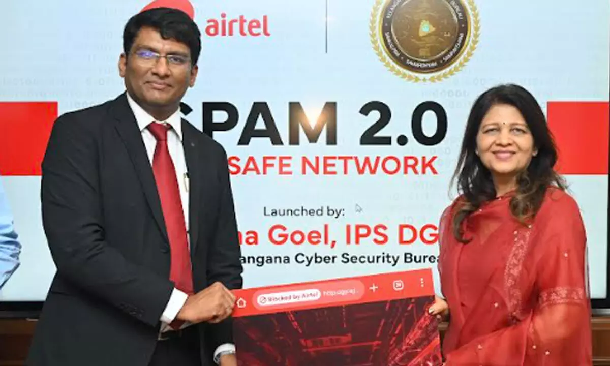 Airtel Cracks Down on Online Fraud in Telangana: Blocks 180,000 Malicious Links, Shields 5.4 Million Users in Real Time Airtel Cracks Down on Online Fraud in Telangana: Blocks 180,000 Malicious Links, Shields 5.4 Million Users in Real Time