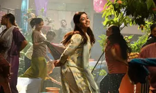 Rashmika rocks in ‘Pee Pee Dum Dum’ from ‘Kubera’