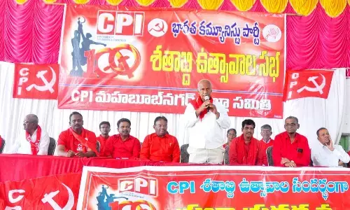 Red Flags Rise, Voices Roar: CPI Marks 100 Years with Powerful Call for Equality and Justice