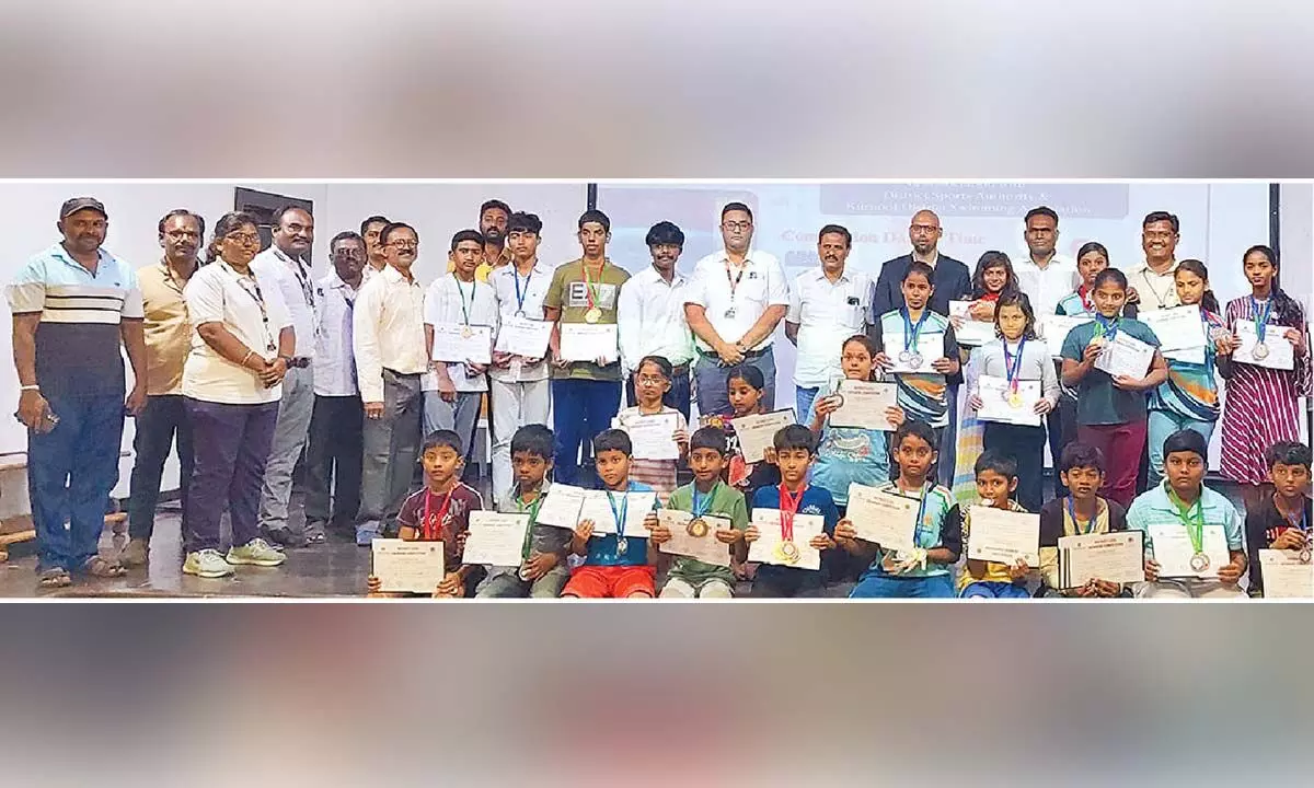 District-level swimming competitions held District-level swimming competitions held