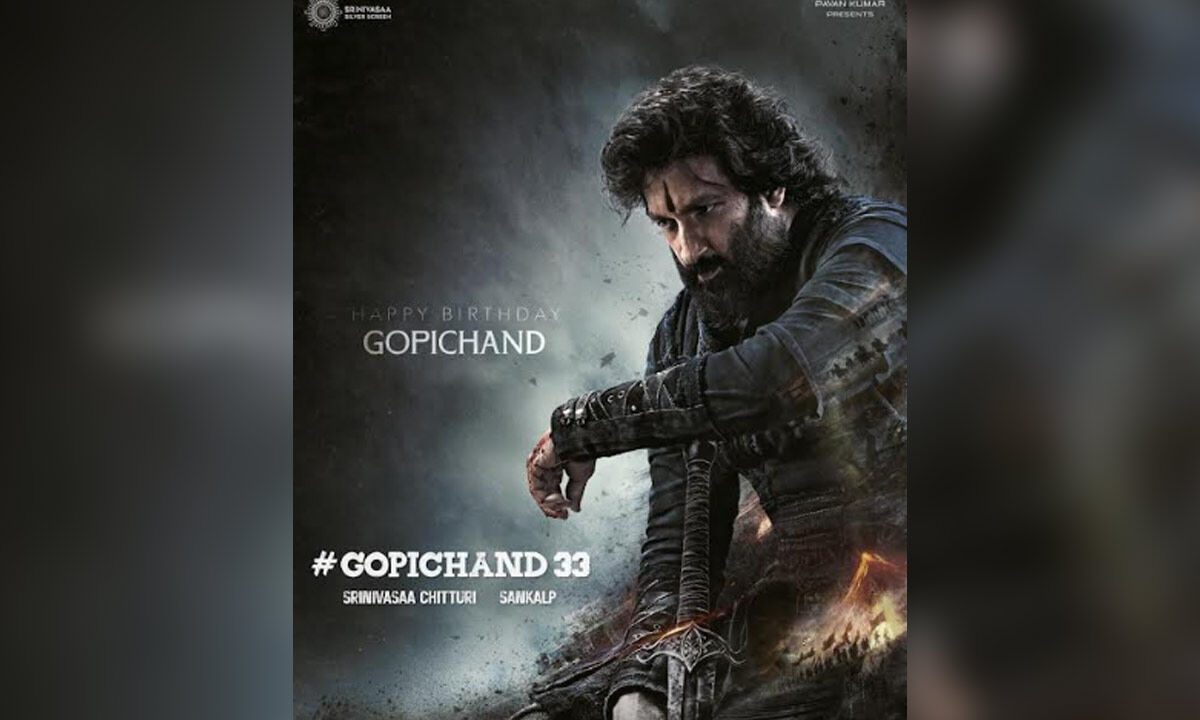 Gopichand's Ferocious Warrior Avatar Unveiled in New Film