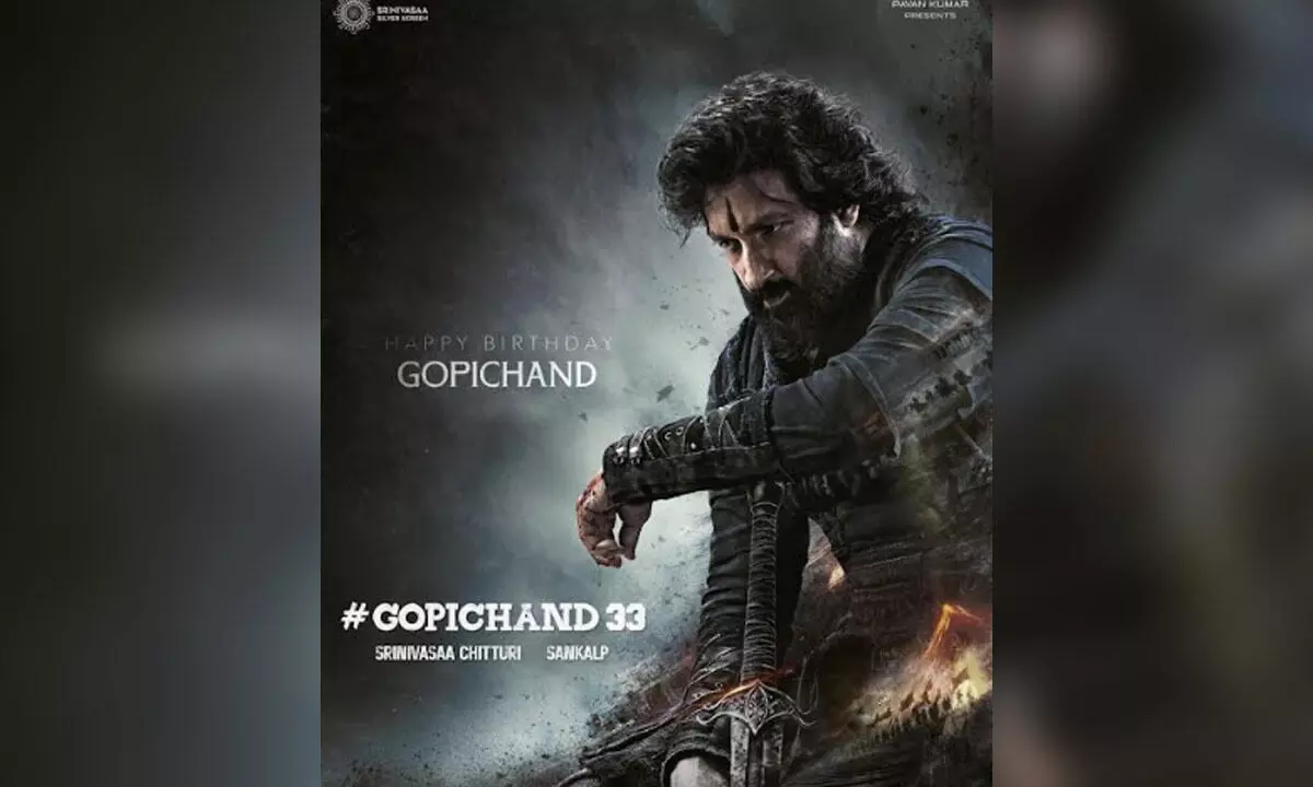 Gopichand’s ferocious avatar unveiled Gopichand’s ferocious avatar unveiled