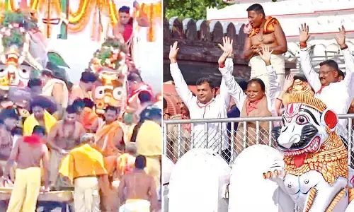 Lakhs witness Lord Jagannath’s bathing rituals