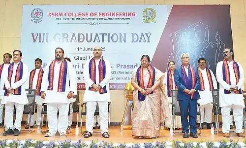 KSRM College’s eighth Graduation Day conducted
