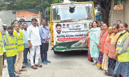 Dy Mayor flags off pre-monsoon sanitation drive