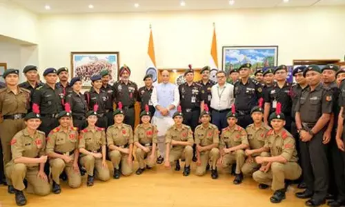 Mount Everest conquered: Defence Minister Singh felicitates 10 NCC cadets for historic feat