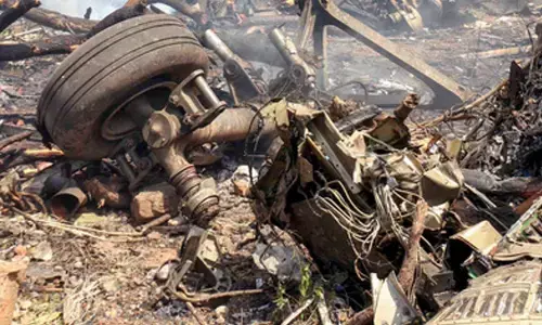 Ahmedabad: Residents jumped off building as plane crash impact leads to massive fire