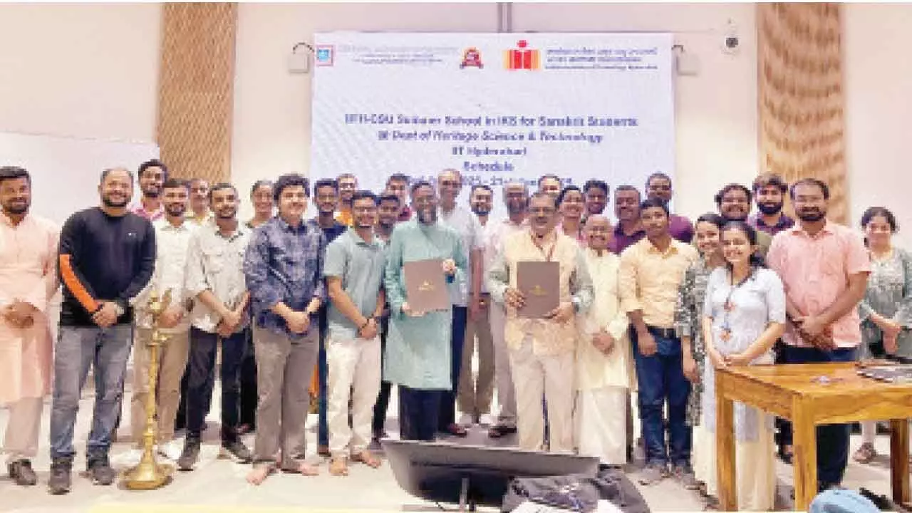 IIT-H, Central Sanskrit University ink pact to boost cooperation, research IIT-H, Central Sanskrit University ink pact to boost cooperation, research
