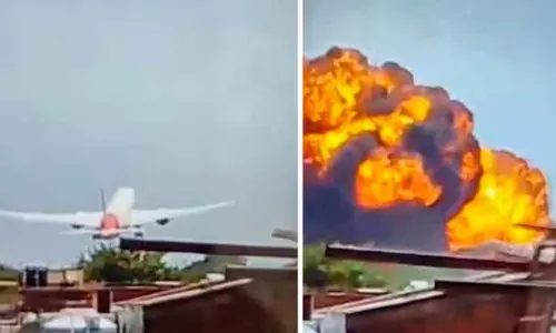 Jet Fuel Inferno Thwarts Rescue Efforts At Ahmedabad Air India Crash Site