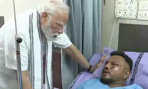 Prime Minister Modi Visits Sole Survivor Of Devastating Air India Crash In Ahmedabad
