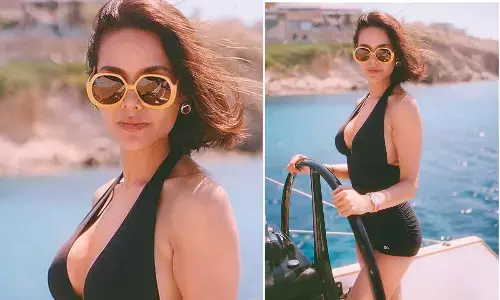 Esha Gupta channels luxe summer vibes