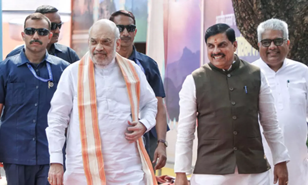HM Shah stresses discipline, ideological clarity at BJP’s high-level training camp in Pachmarhi HM Shah stresses discipline, ideological clarity at BJP’s high-level training camp in Pachmarhi