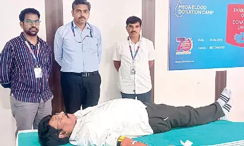 SBI organises blood donation camp