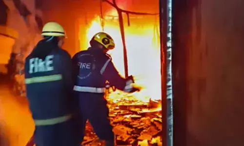 Major fire destroys Bajaj Allianz office