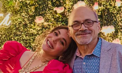 Maanvi Gagroo gives a very special gift to her father this Fathers Day