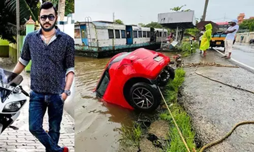 Man dies on his birthday after car plunges into Kerala canal