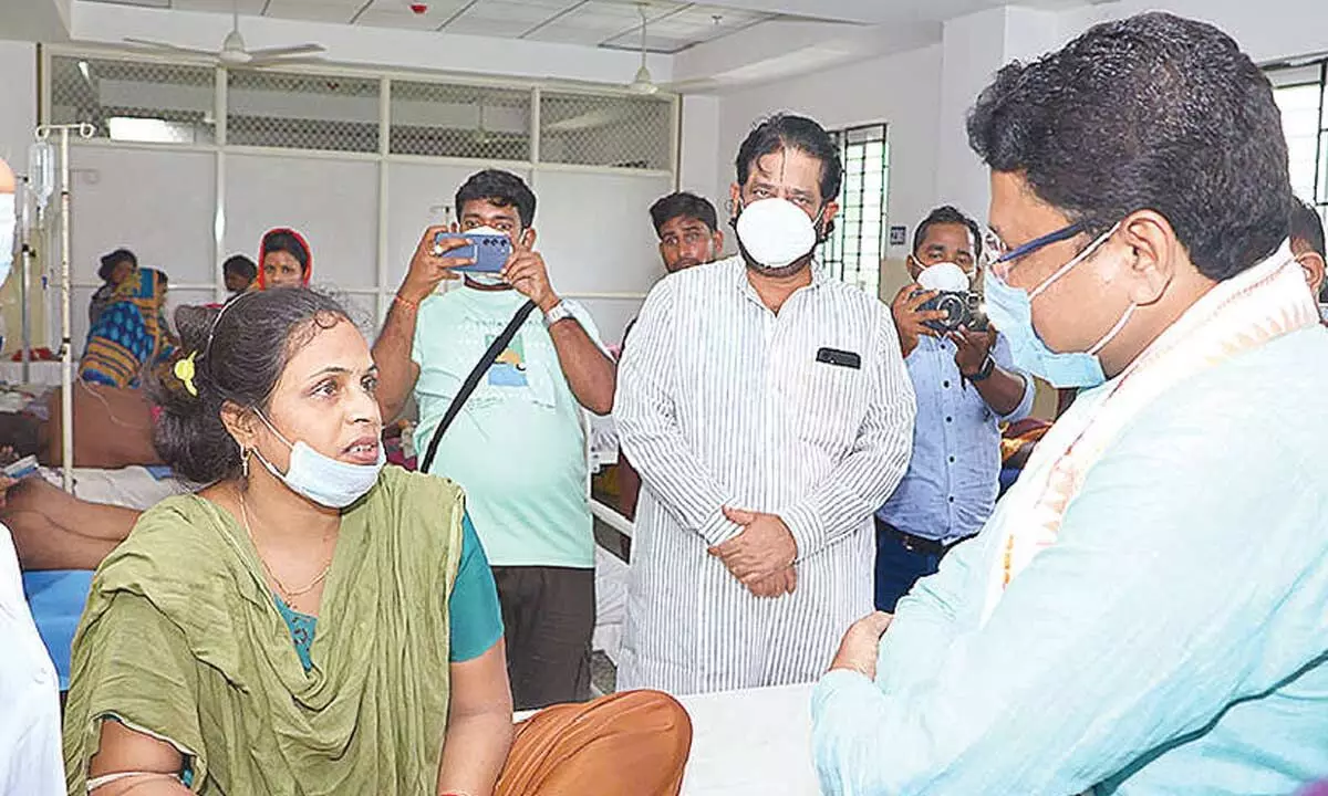 One patient dies of brain stroke One patient dies of brain stroke