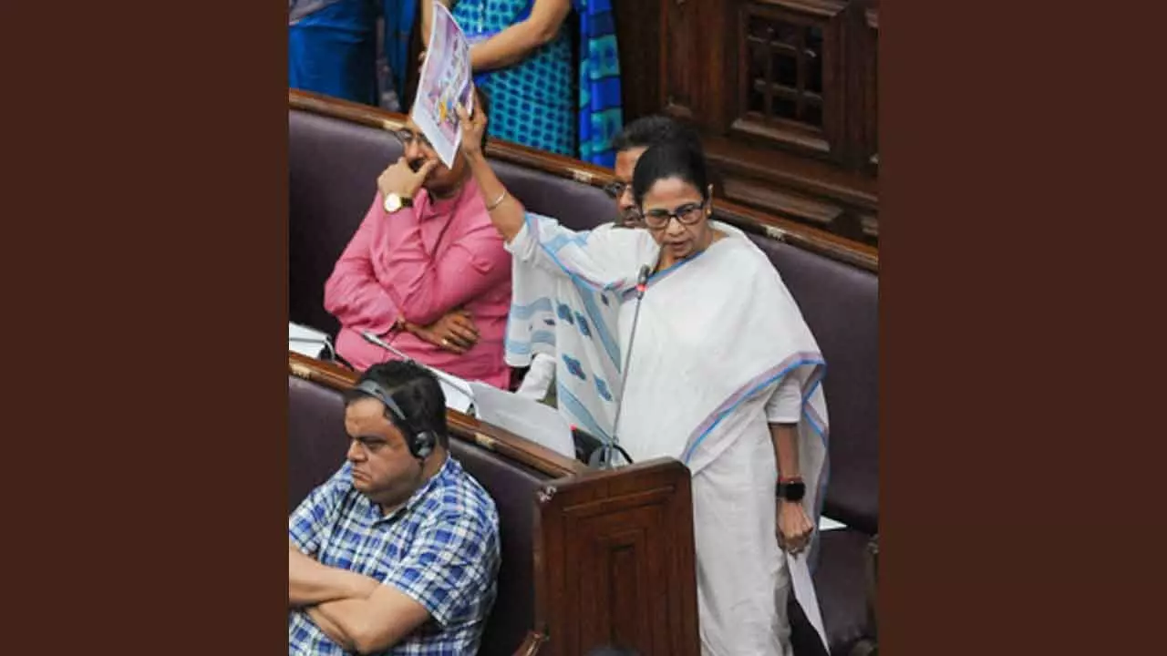 BJP legislator suspended after ruckus in Bengal Assembly BJP legislator suspended after ruckus in Bengal Assembly