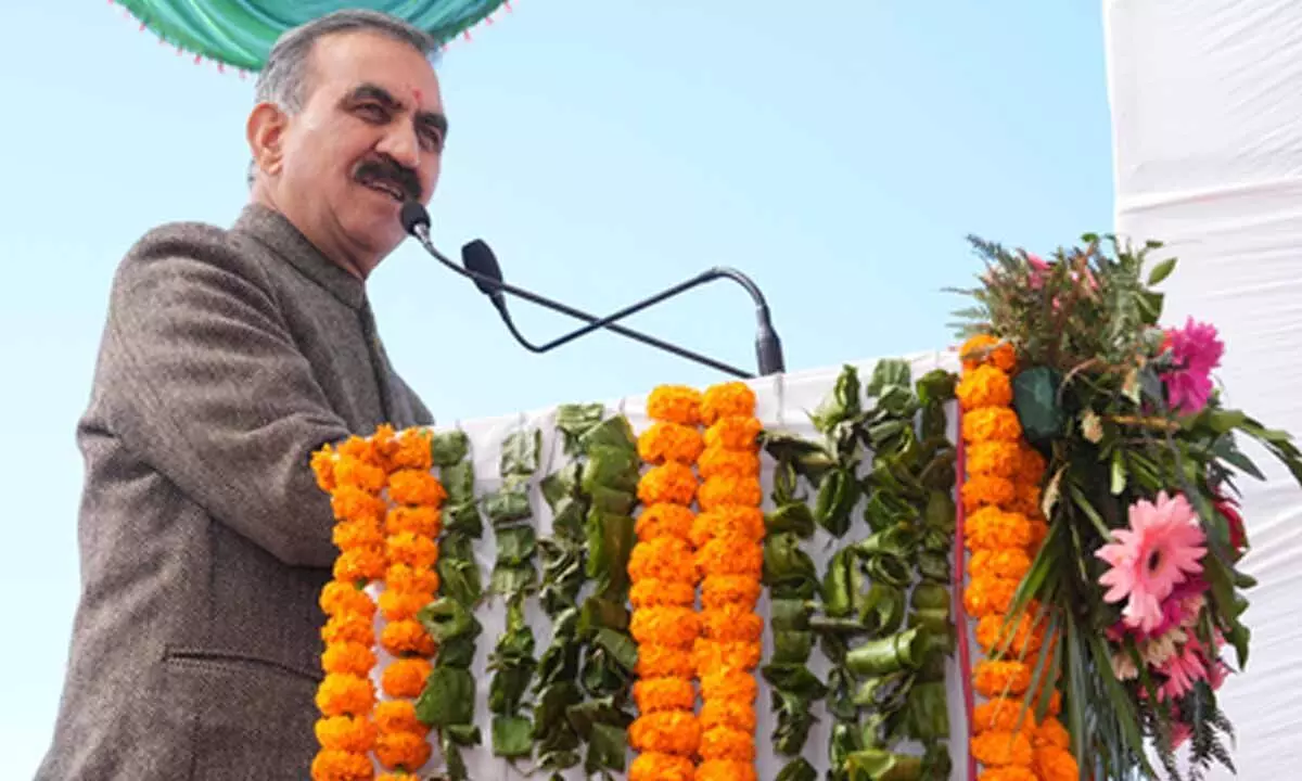 Himachal CM inaugurates, lays foundation of projects worth Rs 25.79cr in Una