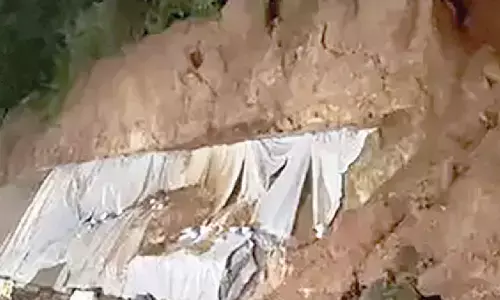 Landslide disrupts traffic on NH-169