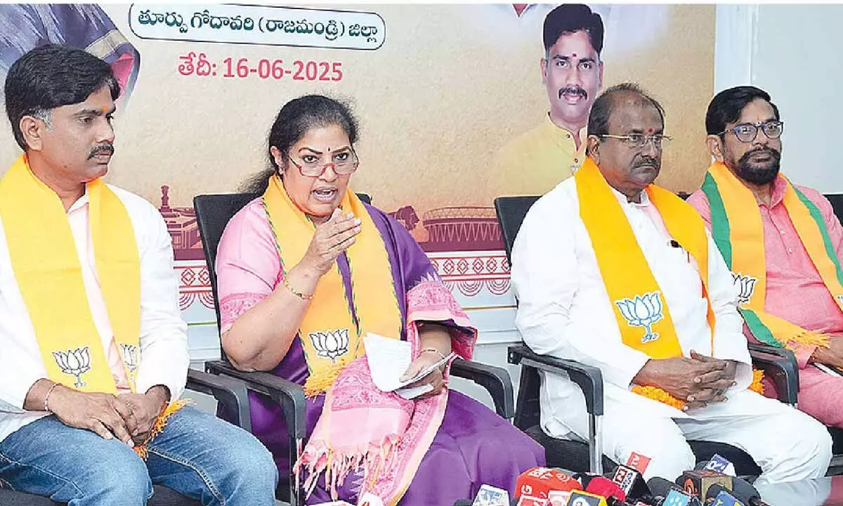 Modi governance a turning point in devpt: Purandeswari Modi governance a turning point in devpt: Purandeswari