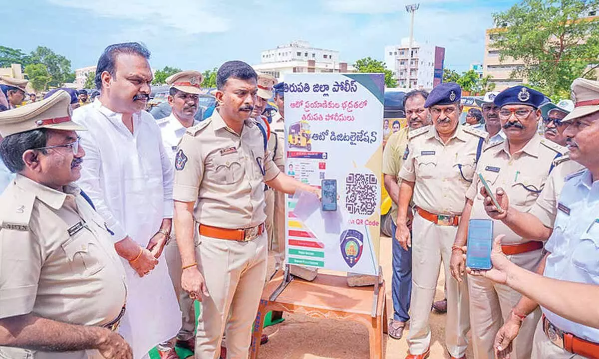 Tirupati autos get smart IDs to boost passenger safety Tirupati autos get smart IDs to boost passenger safety