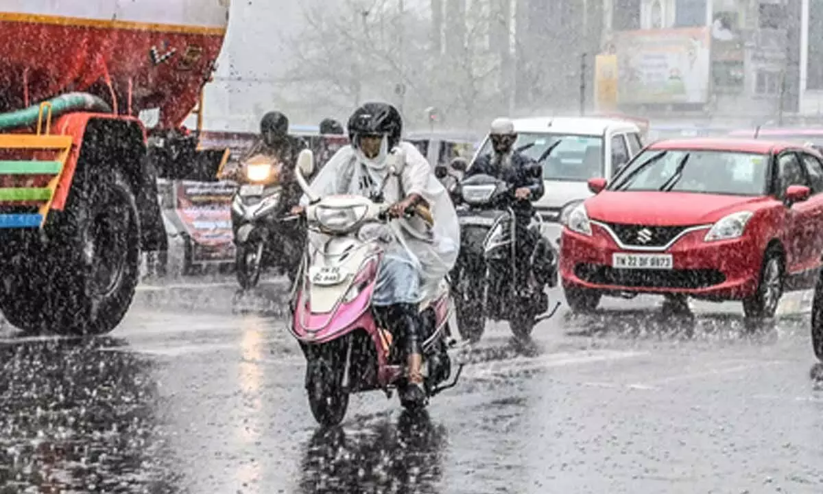 Heavy rain alert issued in several TN districts Heavy rain alert issued in several TN districts