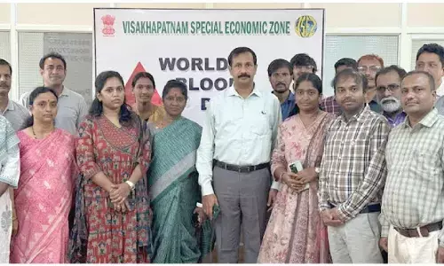 VSEZ organises blood donation camp