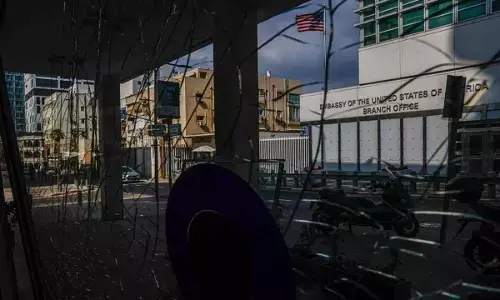 Iranian missiles hit US Embassy in Israel