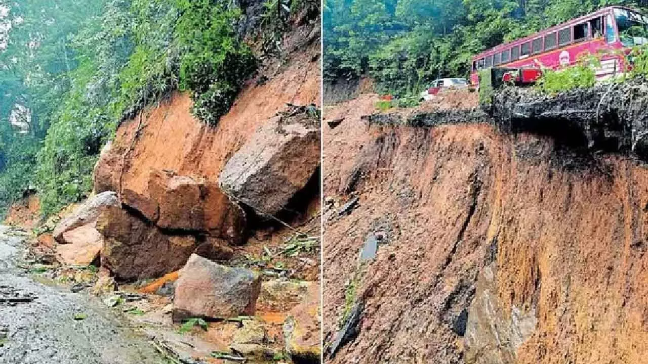 Over 31,000 sq km in state vulnerable to landslides Over 31,000 sq km in state vulnerable to landslides