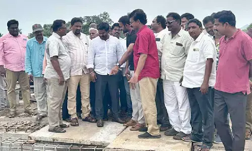 Speed up bridge construction works on Swarnamukhi: MLA